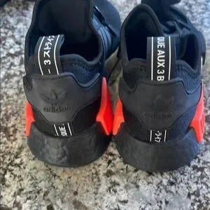 adidas | Shoes | Adidas Black And Neon Red Athletic Shoes  display picture 1